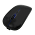 Mouse inalámbrico Silencioso Wireless 1600dpi 3-botones, 2.4GHZ + Bluetooth 5.0, Bateria 500mAh, USB-C, color Negro,XUE®