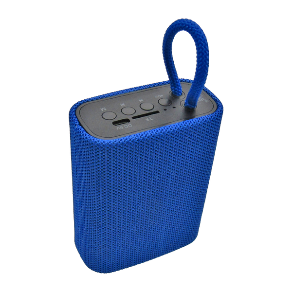 Parlante Bluetooth 5.3, 5W, 10M, USB-C, BATT 500MAH, AZUL, XUE®