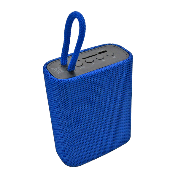 Parlante Bluetooth 5.3, 5W, 10M, USB-C, BATT 500MAH, AZUL, XUE®