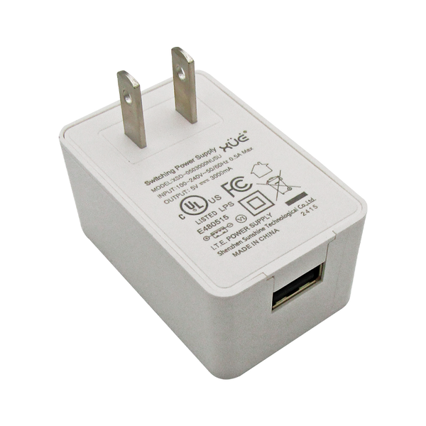 Cargador para  USB-A 5V-3A 15W BLANCO XUE® / USB (WALL)