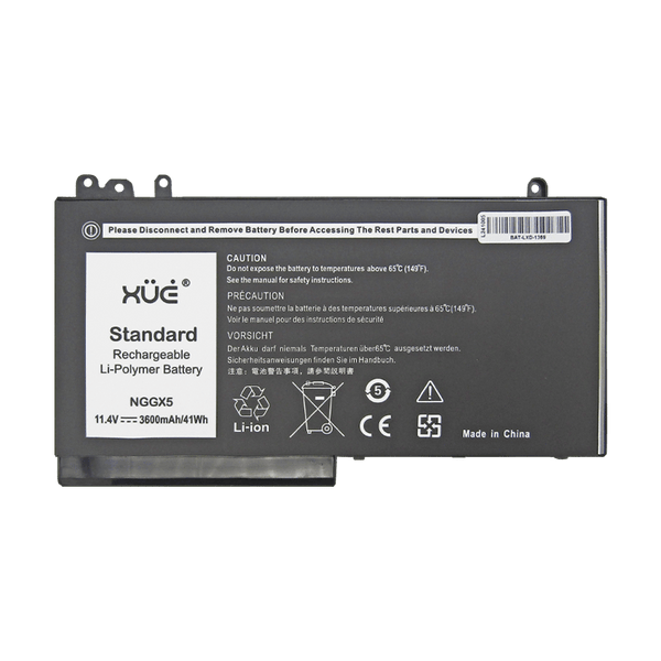 Batería XUE® para portátil DELL Latitude E5270 E5570 E5570 11.4V-3600mAh 41Wh 3-Cells CI5-6 NGGX5 (CORTA)