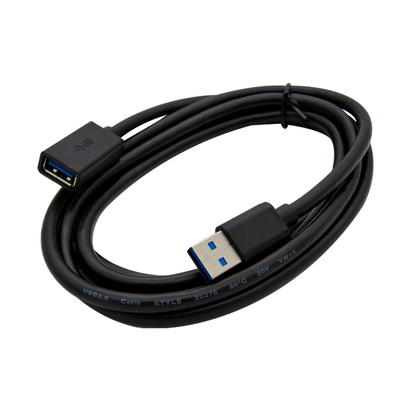 Cable Extensor USB 3.0 2M 5GBPS 26/30AWG (NEGRO) XUE®