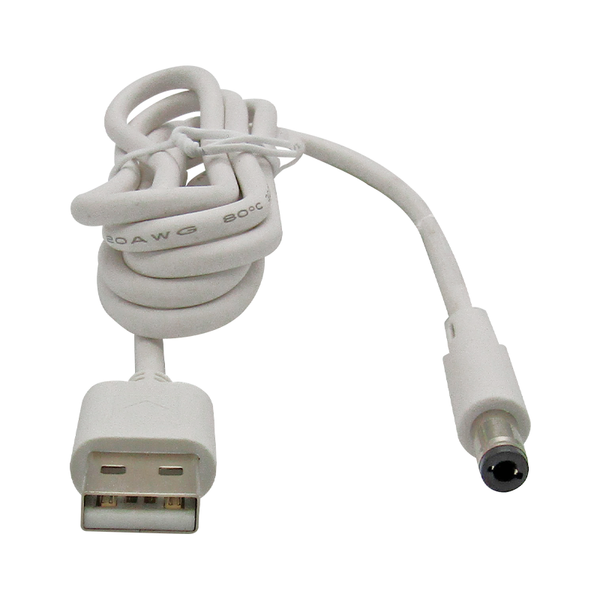 Cable  USB-A A 5.5*2.5*10mm 1.2M BLANCO XUE®