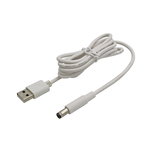 Cable  USB-A A 5.5*2.5*10mm 1.2M BLANCO XUE®