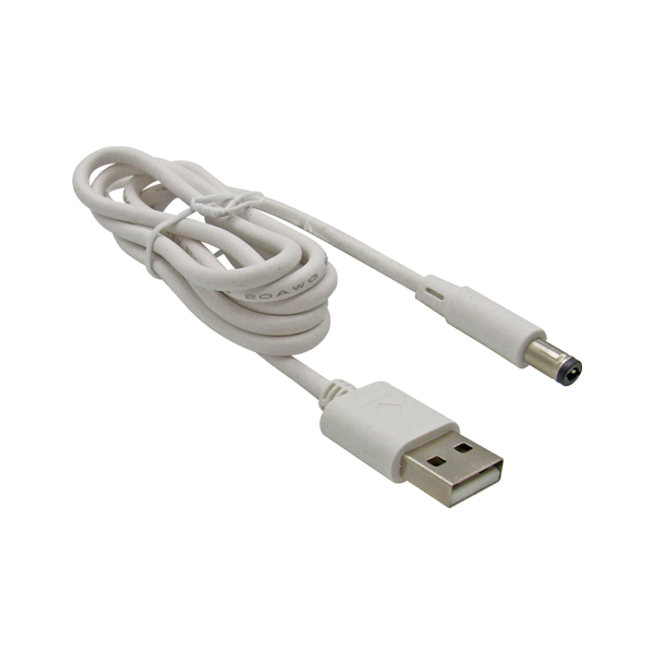 Cable  USB-A A 5.5*2.5*10mm 1.2M BLANCO XUE®