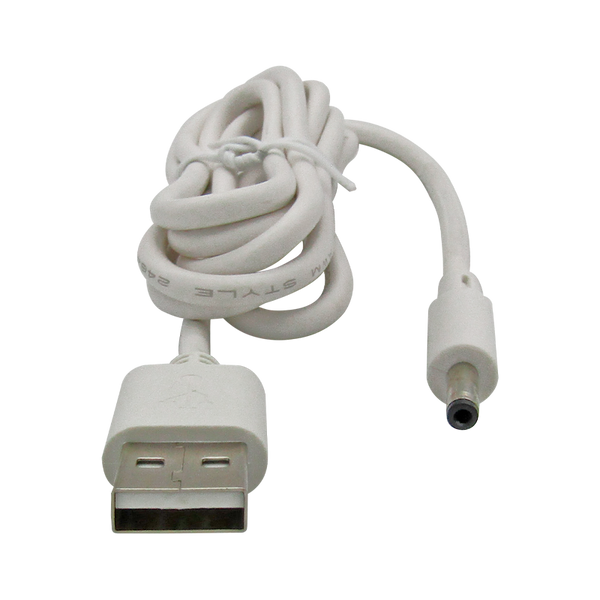 Cable USB-A A 3.5*1.35*10MM 1.2M BLANCO XUE®