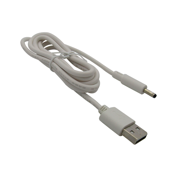 Cable USB-A A 3.5*1.35*10MM 1.2M BLANCO XUE®