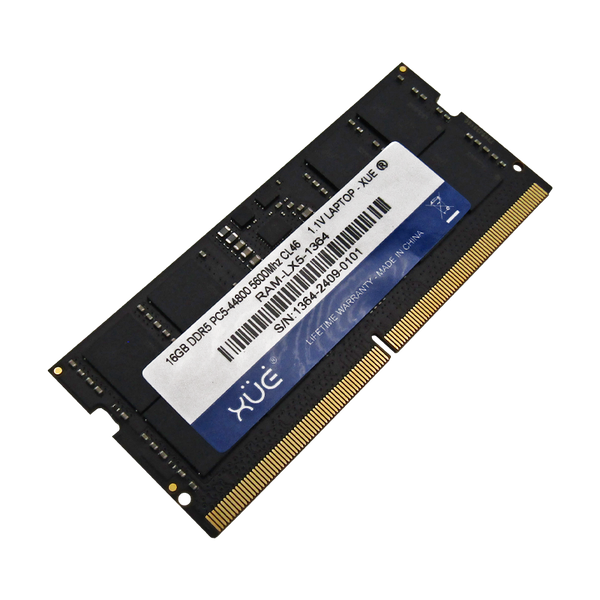 Memoria RAM para portátil DDR5 PC5-44800 16GB 5600MHZ CL46 1.1V Laptop XUE®