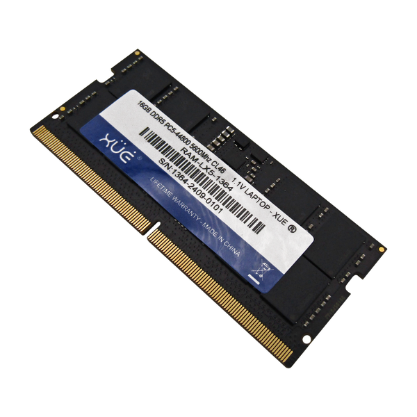 Memoria RAM para portátil DDR5 PC5-44800 16GB 5600MHZ CL46 1.1V Laptop XUE®