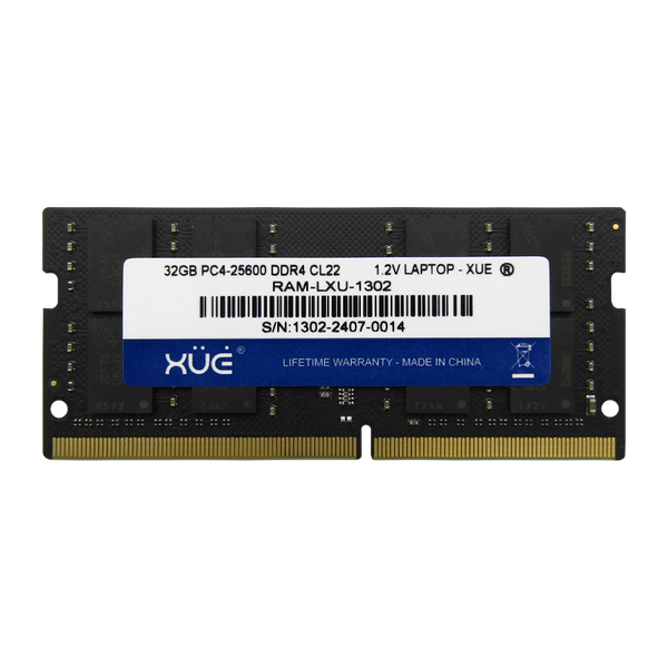 Memoria RAM para Portátil RAM DDR4 PC4-25600 32GB 3200MHZ CL22 1.2V LAPTOP XUE®