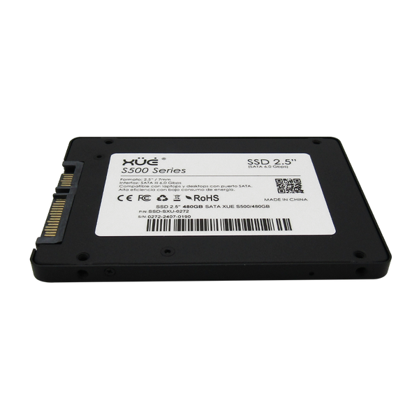 Disco de Estado Sólido SSD 2.5 480GB SATA XUE® BLINK S500/512 520MB/S Net