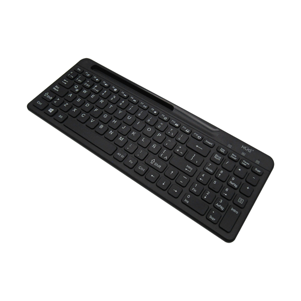 Combo Teclado Externo Wireless  Compacto LATAM + Mouse 1600DPI, 2.4GHZ + BT 5.0, Batería 500MAH, USB-C, Color Negro, W1500 XUE®